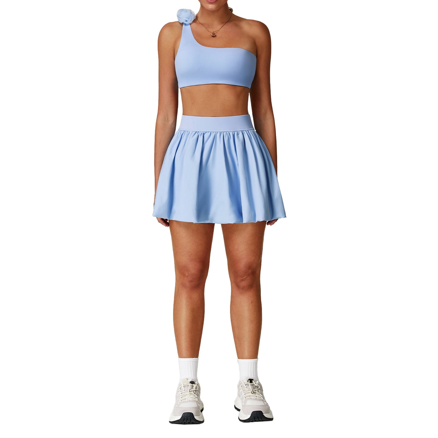 Zechuang Cross-border Cloud Yoga Suit Tight Quick-drying Breathable Fitness Suit Anti-walking Running Suit 9224