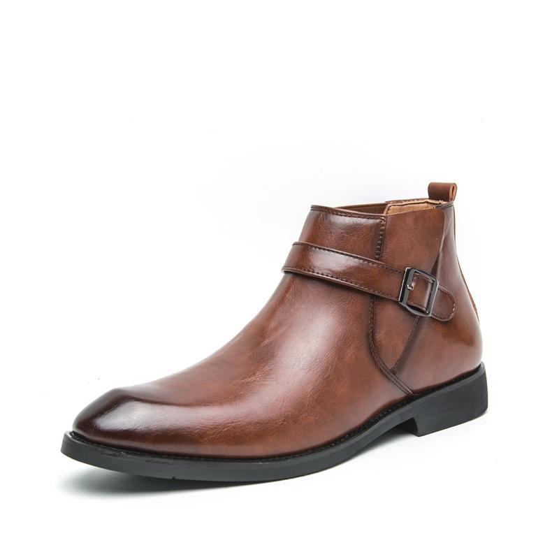 6815 New 38-46 Yards AliExpress Xiyin Cross-border Plus Size Leather Shoes