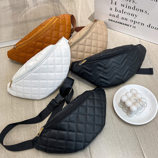 Waist Bag Women's Bag 2023Ladies Bag New Shoulder Bag Large Quantity Preferential Small Bag Shoulder Bag Women's Quilted Chest Bag