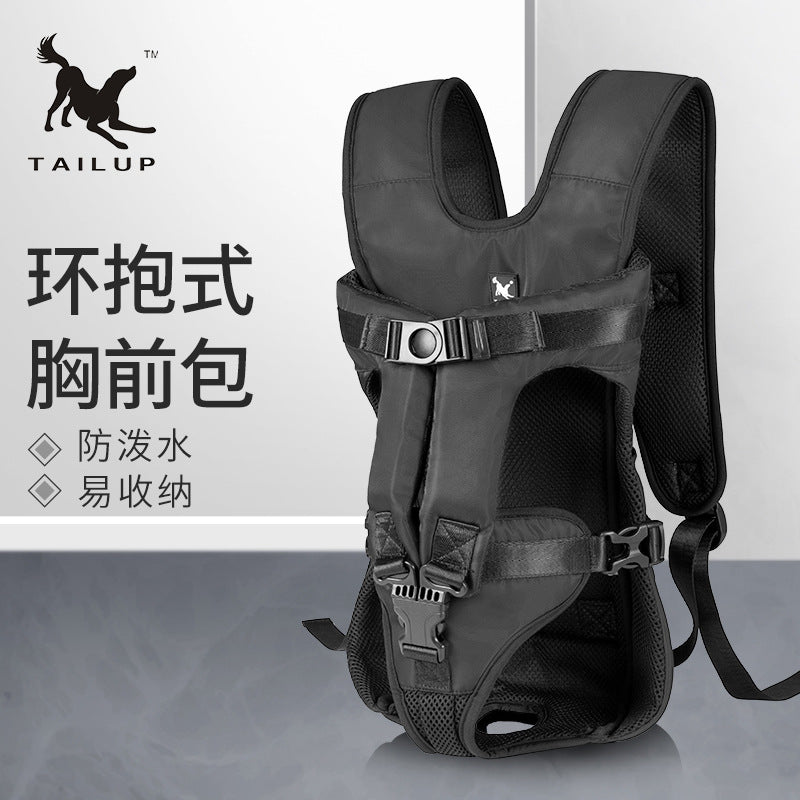TAILUP New Chest Pet Bag Encircled Large Dog Backpack For Going Out Convenient Carrying Bag Wholesale