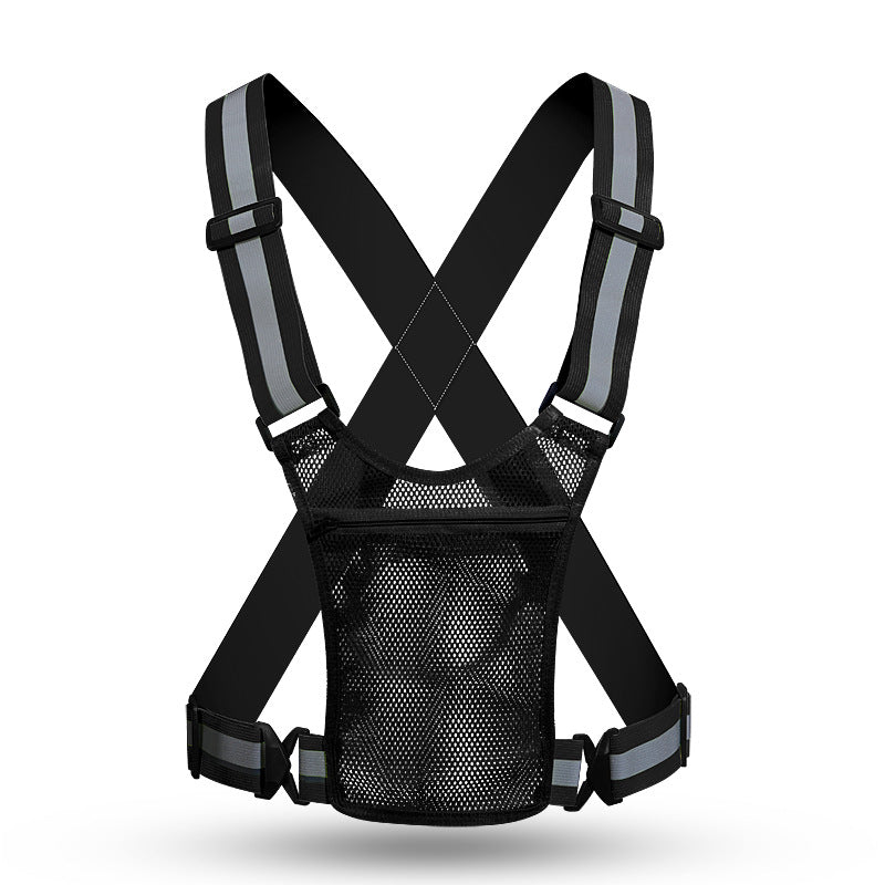 Factory Direct Reflective Vest Reflective Vest Traffic Safety Reflective Clothing Reflective Strap A Generation Of Hair