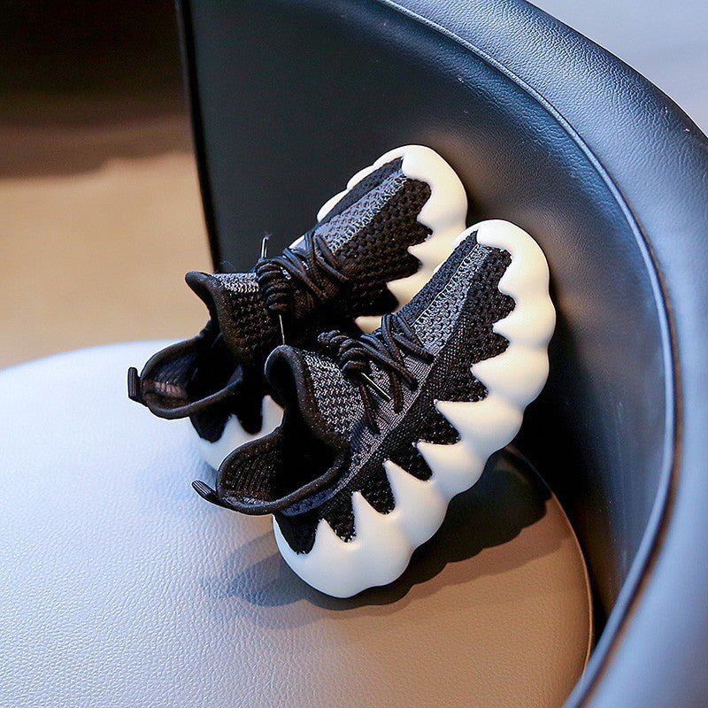 Children's Sneakers Summer New Octopus Boys Shoes Mesh Breathable Soft Sole Middle And Big Kids Girls Coconut Shoes
