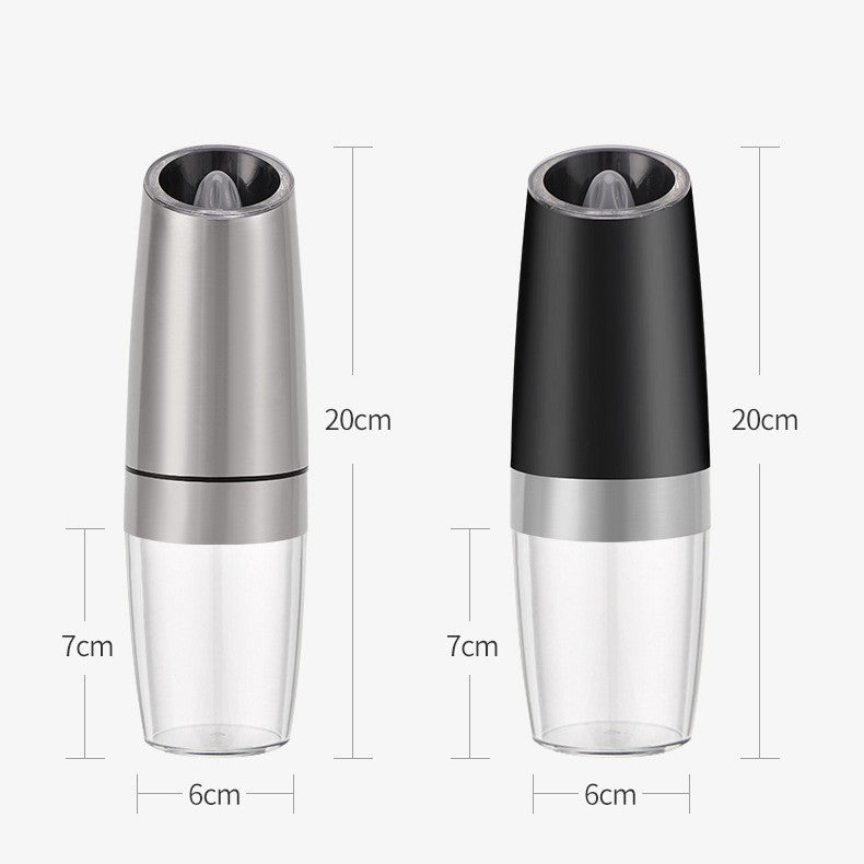 Cross-border Gravity Induction Pepper Grinder Household Electric Seasoning Grinder Induction Pepper Sea Salt Grinder