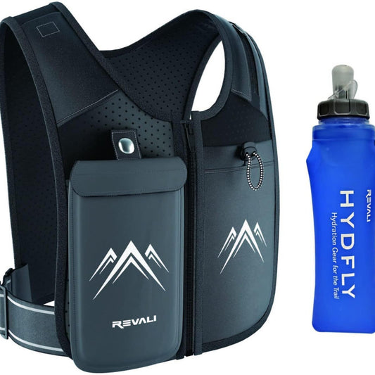 New Outdoor Running Reflective Backpack Riding Breathable Mobile Phone Chest Bag Men's And Women's Mountaineering Kettle Vest Bag