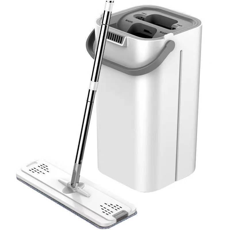 Household Mop A Mop Clean Artifact Rotatable Dry And Wet Separation Mop Hand-free Flat Mop Barrel Suit Wholesale