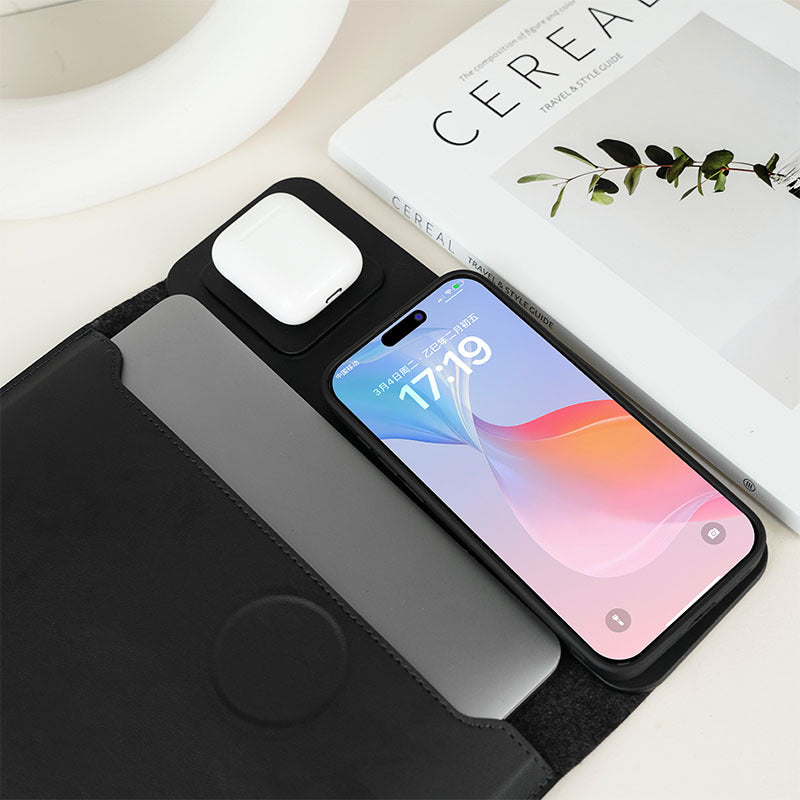 Dropshipping Multifunctional Wireless Charging Brain Liner Bag Three-In-One Wireless Charging Liner Bag Wireless Charging Brain Bag