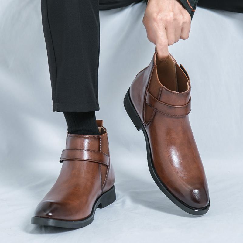 6815 New 38-46 Yards AliExpress Xiyin Cross-border Plus Size Leather Shoes