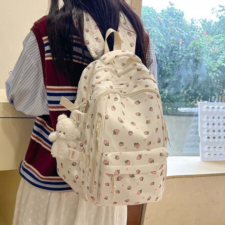 Children's Floral Schoolbags, Junior High School Girls, Primary School Students, High School Students, College Students, Commuter Backpacks, Travel Lightweight Backpacks