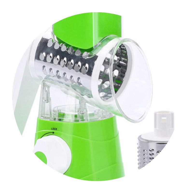 Multi-function Drum Vegetable Cutter Hand Kitchen Shredder Grater Potato Slicer