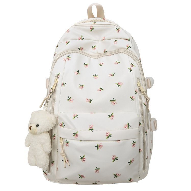 Children's Floral Schoolbags, Junior High School Girls, Primary School Students, High School Students, College Students, Commuter Backpacks, Travel Lightweight Backpacks