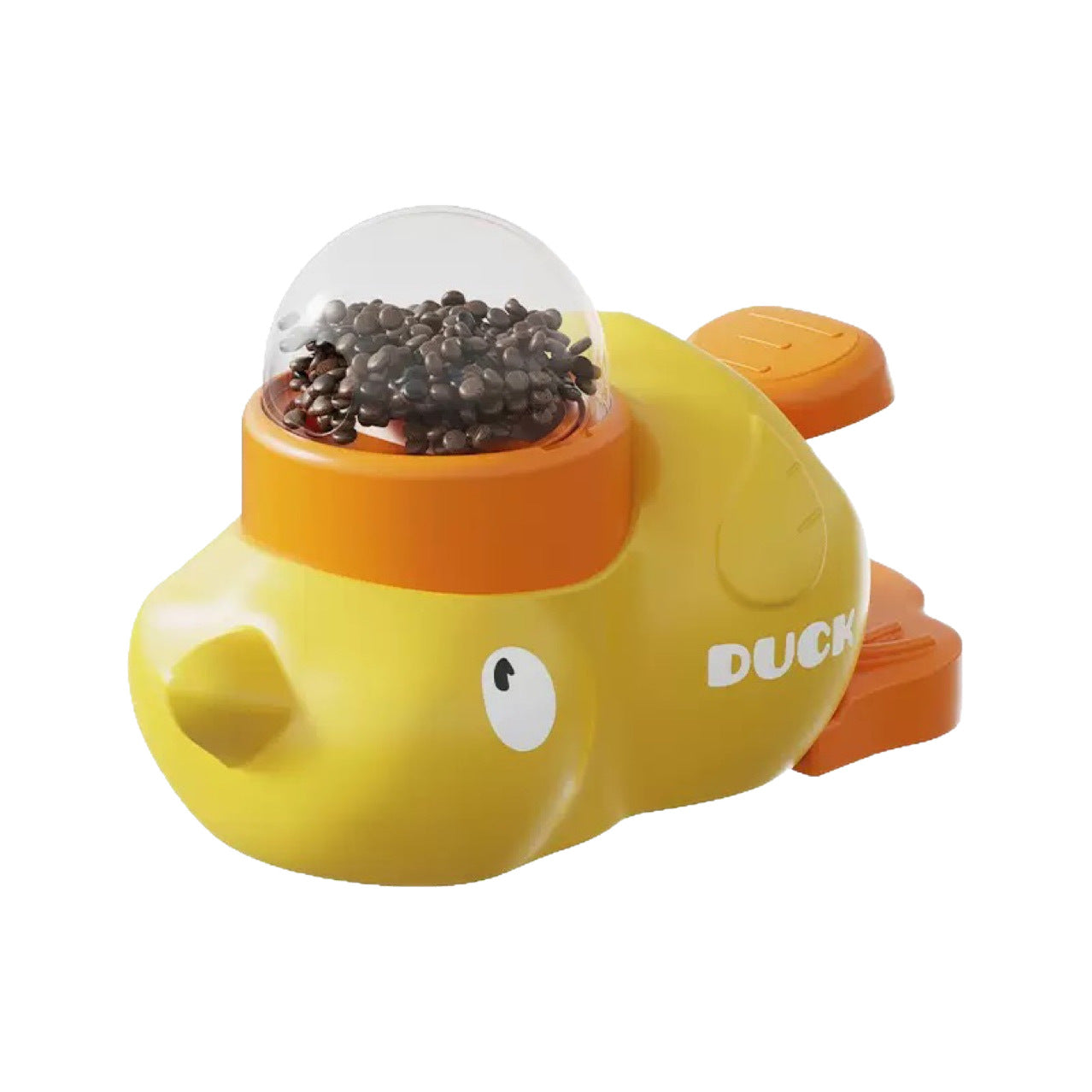 Amazon's New Little Yellow Duck Pet Feeder Cat And Dog Interactive Toy Trainer Automatic Feeder
