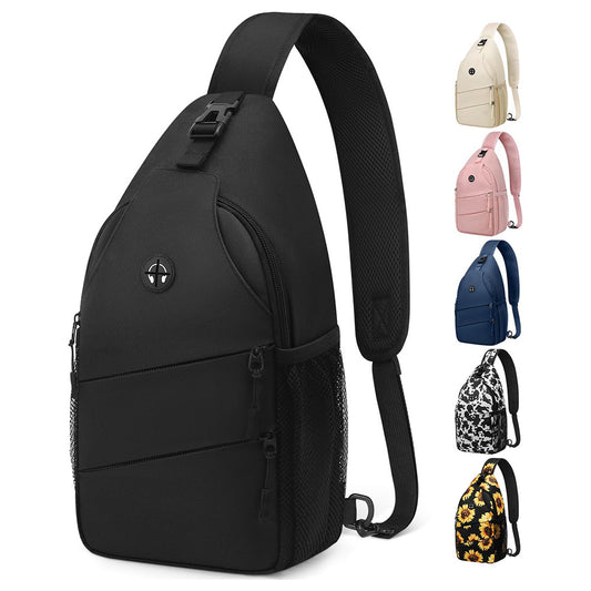 Cross-Border Hot-Selling Men's And Women's Chest Bags, Large-Capacity Outdoor Travel Sports Bags, Adjustable Shoulder Straps, Cycling Bags, Customization
