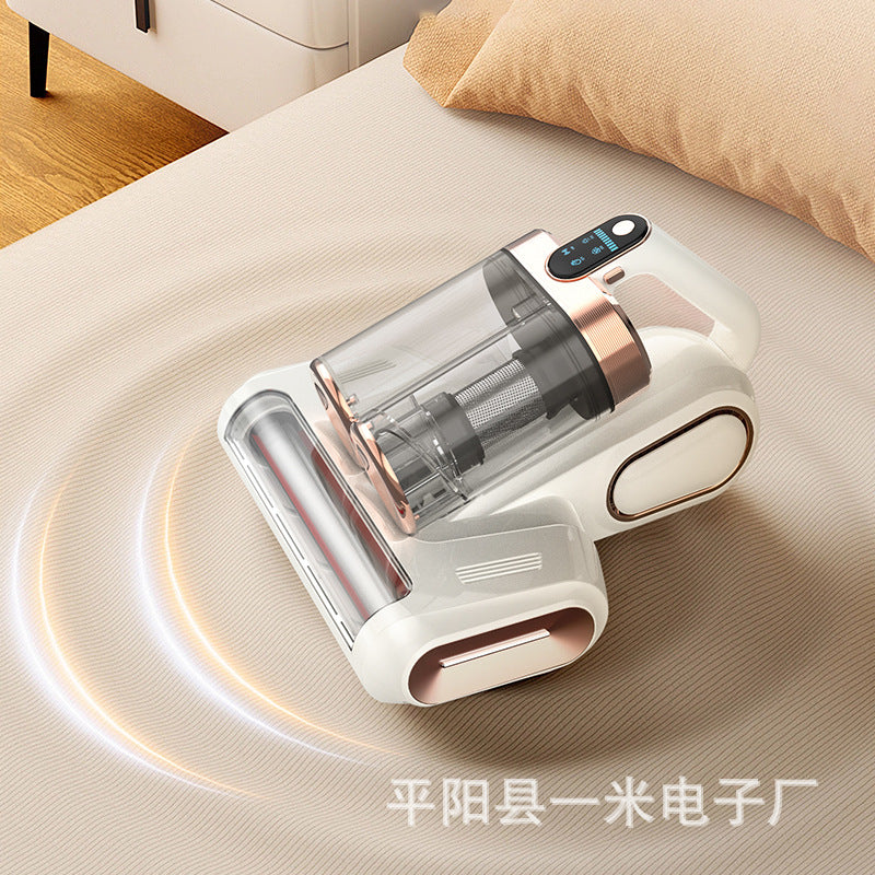 New Double Dust Cup Roller Portable Household Sterilization Mite Removal Bed Vacuum Cleaner Strong Suction Large Suction Mite Removal Instrument