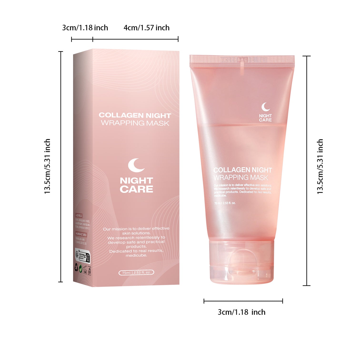 Collagen Tear Mask Skin Rejuvenation Moisturizing Firming Night Repair Mask