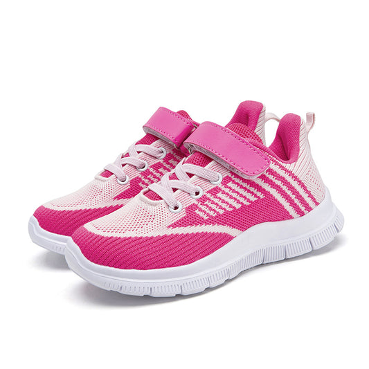 Girls Boys New Light Sneakers Summer Running Shoes Children's Mesh Breathable Casual Running Shoes