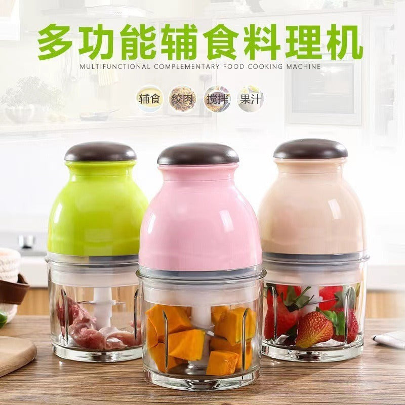 Auxiliary Food Machine Baby Electric Cooking Machine Mini Electric Cooking Machine Mixing Meat Grinder Mixing Food Stuffing Cross-border
