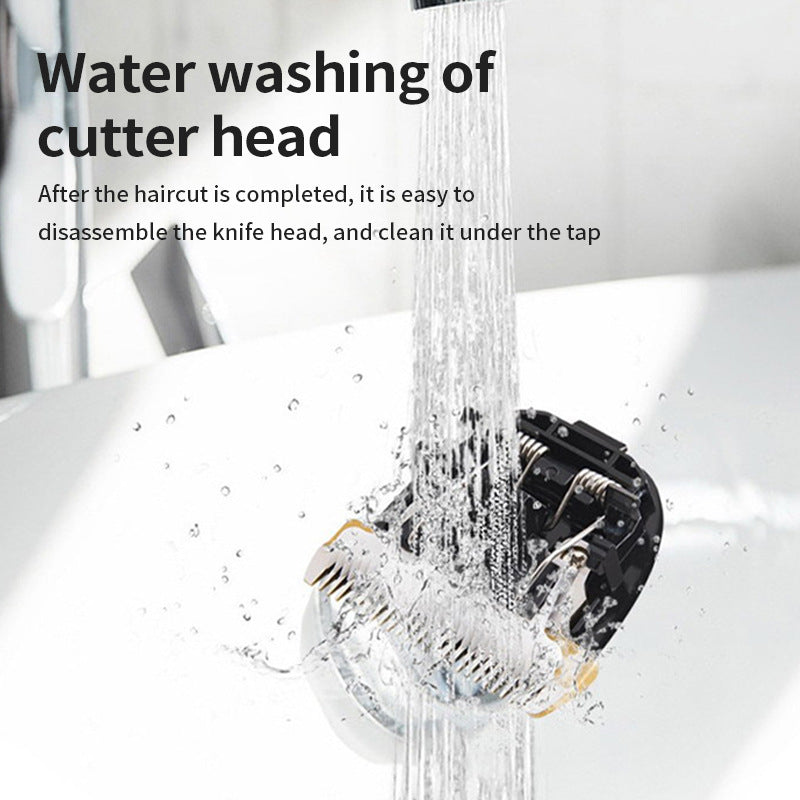Cross-border Explosions Oil Head Carving Electric Hair Clipper Waterproof Electric Hair Clipper Body Hair Trimmer Private Scissors Body Applicable