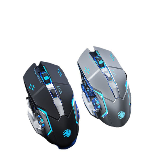 Cross-border Wholesale Wired Hot Wheels Game Mouse Mute Mechanical Electric Competition Macro Office Laptop Peripherals