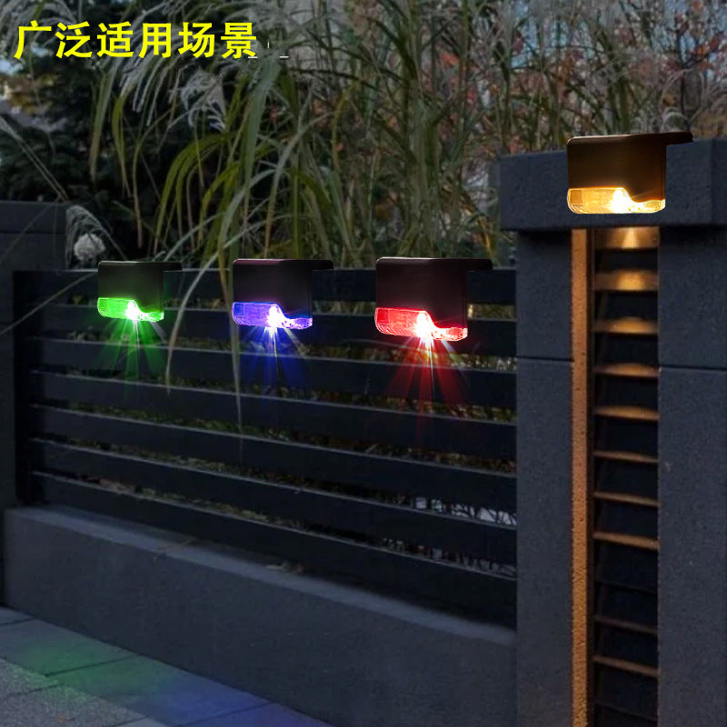 Solar Step Lights Outdoor Garden Lights 1LED Night Lights Ladder Lights Staircase Lights Wall Lights Staircase Lights Decoration