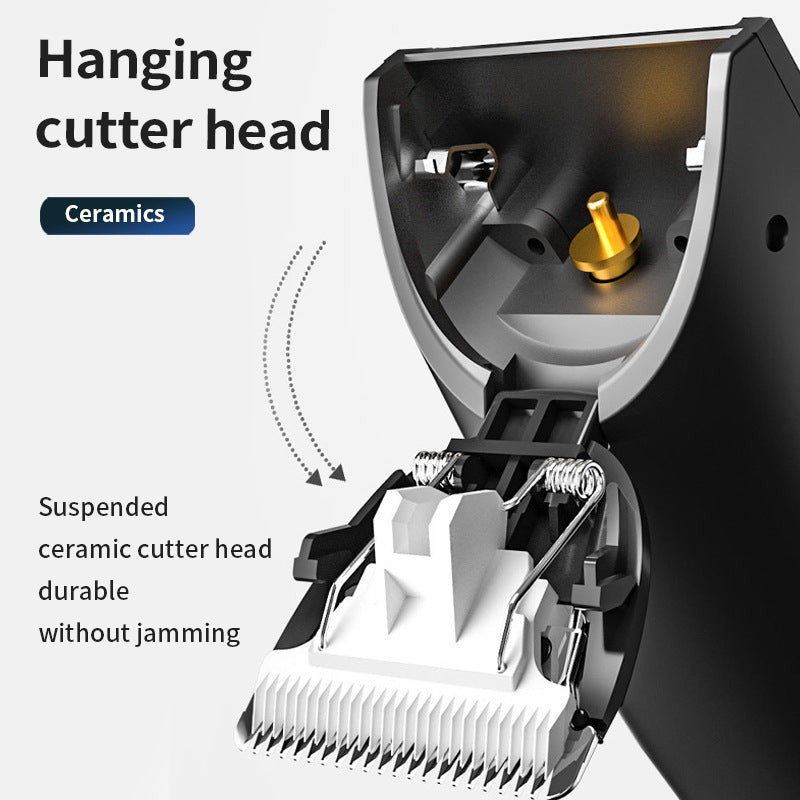 Cross-border Explosions Oil Head Carving Electric Hair Clipper Waterproof Electric Hair Clipper Body Hair Trimmer Private Scissors Body Applicable