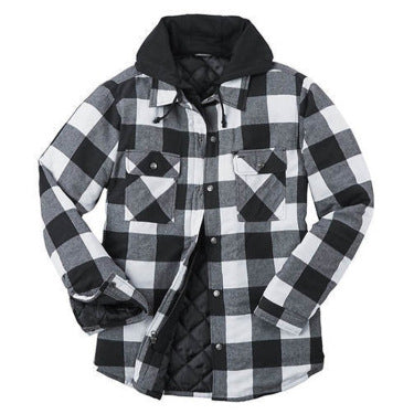 Aliexpress Independent Station Wish2022 Optimized New Plaid Hooded Fashion Jacket 2 3 4 5 6