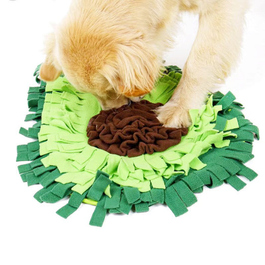 Pet Dog Cat Olfactory Training Mat Non-slip Environmental Protection Machine Washable Suitable For Indoor And Outdoor Use To Reduce Stress And Anxiety