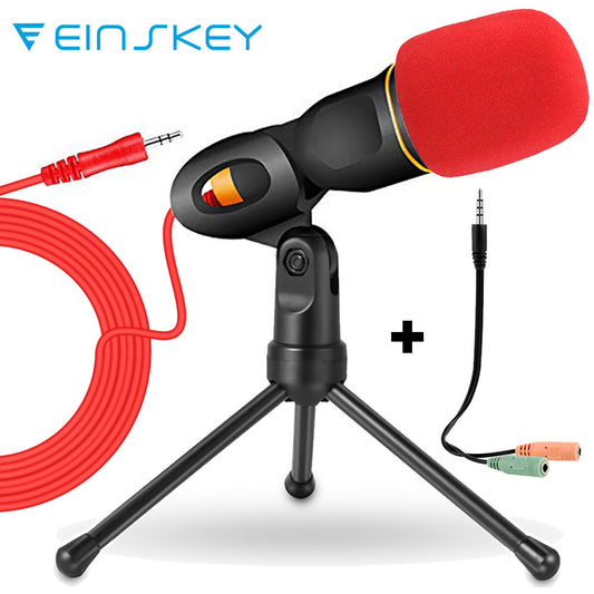 Cross-border Foreign Trade Wholesale Computer Wheat Video Voice Microphone Anchor Mobile Phone Karaoke Condenser Microphone With Bracket