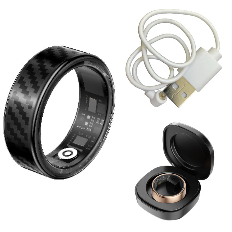 Call Reminder Information, Heart Rate, Blood Oxygen, Sleep, Exercise, Hrv Monitoring, Douyin, Tk E-Book Smart Ring