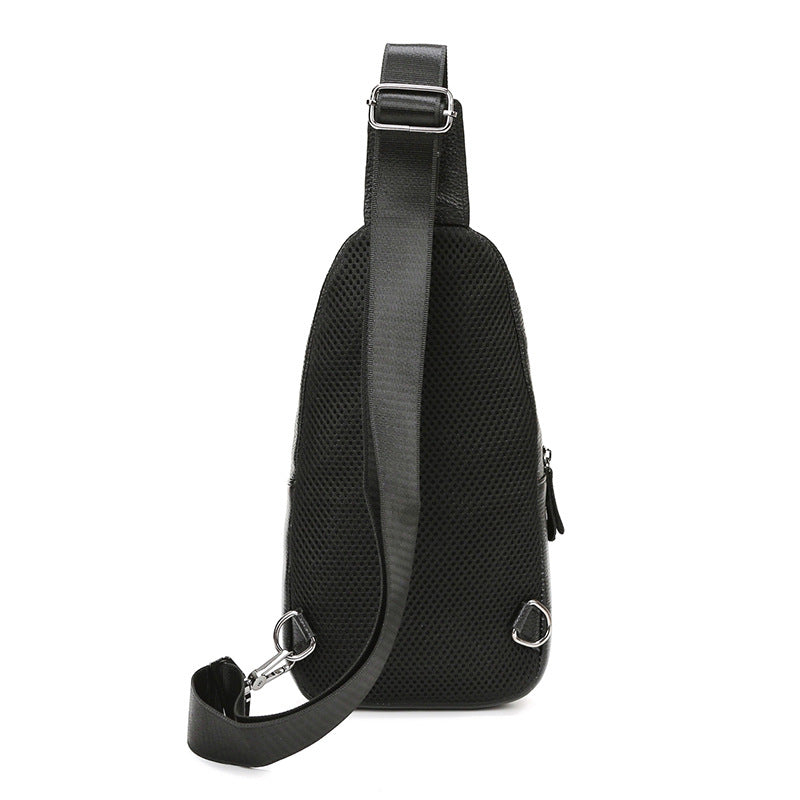 Bags New Casual Men's Leather Bag Chest Bag Top Layer Cowhide Source Wholesale Crossbody Bag Men's Retro Shoulder Bag