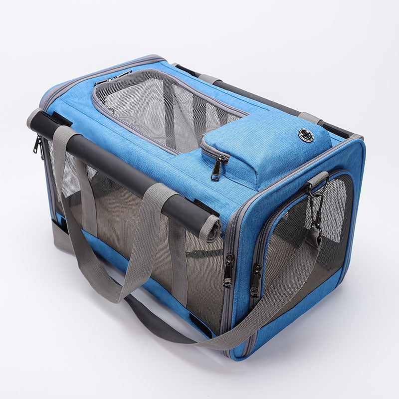 Pet Carrier, Portable Cat Carrier, Breathable Car-Mounted Pet Box, Large Dog Cross-Body Airline Crate, Breathable And Portable