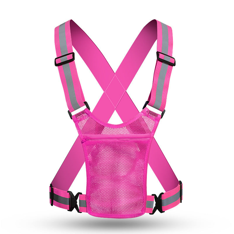 Factory Direct Reflective Vest Reflective Vest Traffic Safety Reflective Clothing Reflective Strap A Generation Of Hair