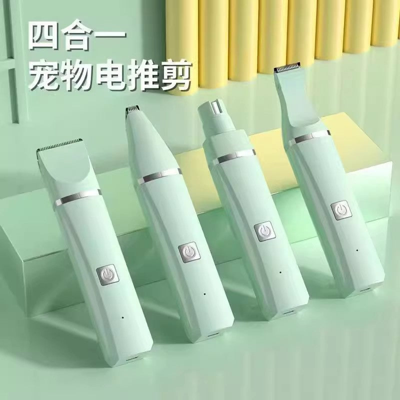 Cross-border New Pet Shaver Cat Hair Removal Electric Clippers Foot Shearing Artifact Mute Rechargeable Electric Clippers