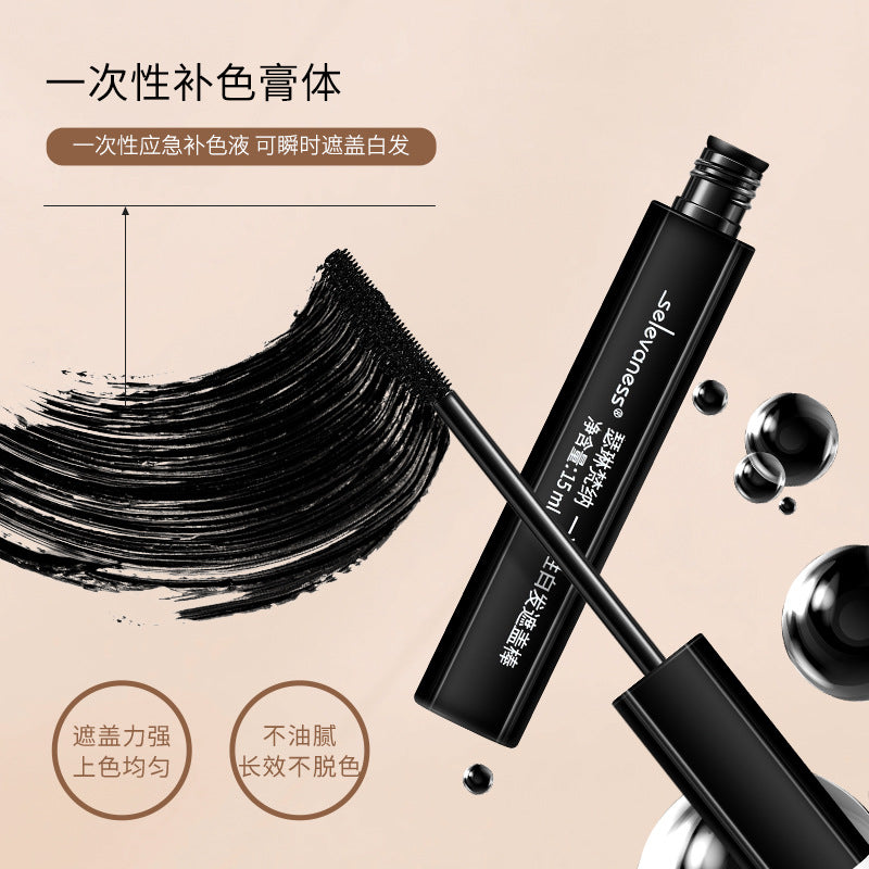Seilin Fanna Disposable Hair Dye Pen Washable Emergency Covering White Hair Hair Salon Hair Root Color Pen Does Not Fade