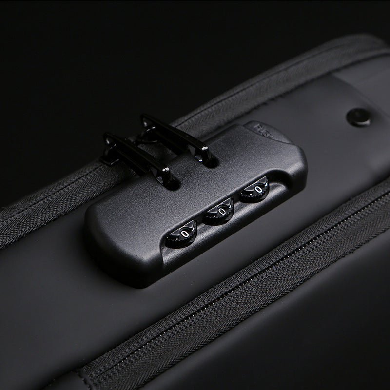 Men's Bike Bag Password Anti-theft Chest Bag Men's Bag Shoulder Bag Sports Waist Bag Casual Multifunctional Crossbody Bag