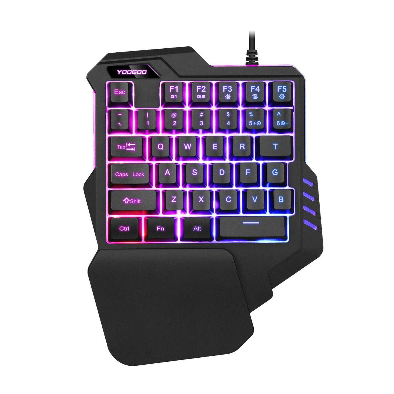 Viper G92 One-handed Gaming Keyboard Pressure Gun Chicken Throne One-handed Key Mouse Gaming Keyboard Mouse Wholesale