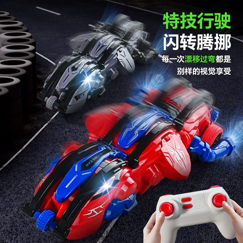 Cross-border New Strange 2.4G Rollover Stunt Car Stepless Speed Change 360 ° Rollover Deformation Children's Boy Remote Control Car