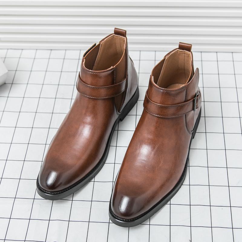 6815 New 38-46 Yards AliExpress Xiyin Cross-border Plus Size Leather Shoes