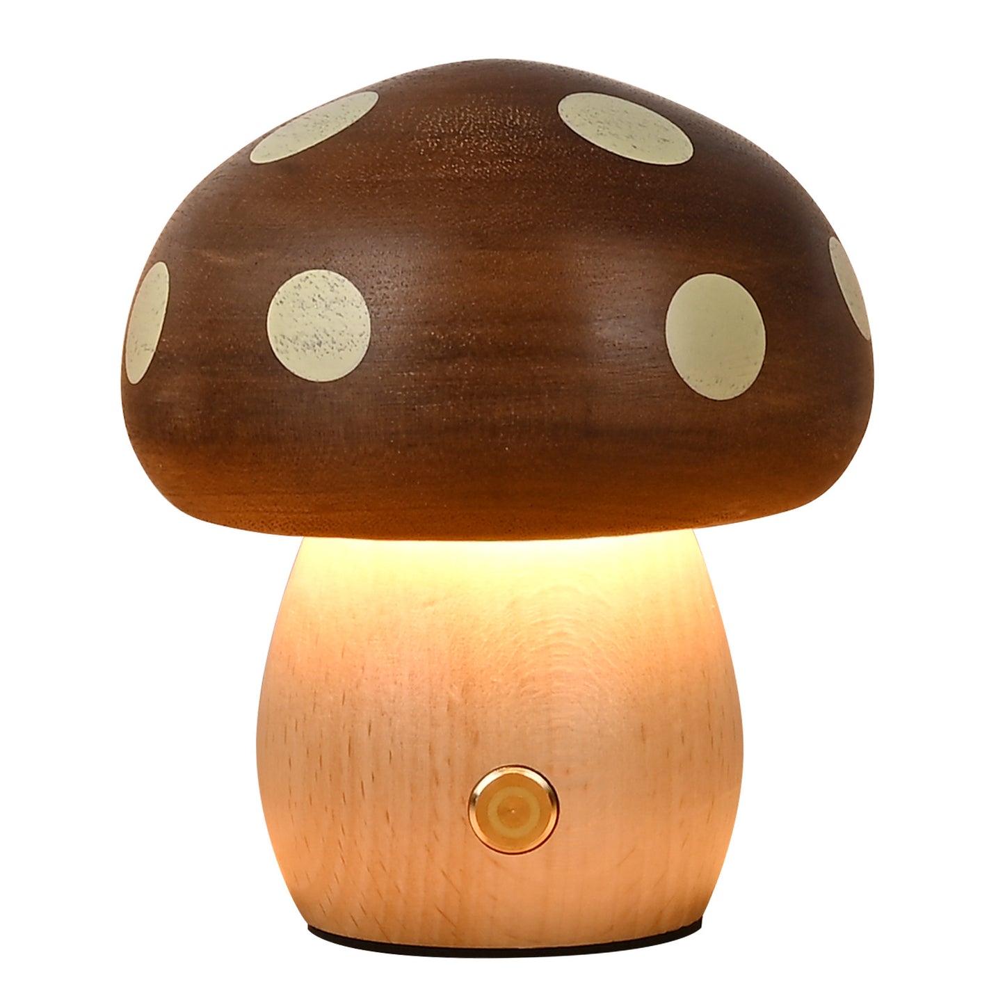 Creative Ins Solid Wood Mushroom Night Light Atmosphere Lamp Bedside Lamp Ornaments Beech Children LED Table Lamp Girls Gift