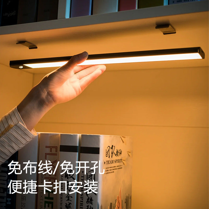 LED Ultra-thin Human Body Induction Lamp Magnetic Suction Self-adhesive Wardrobe Cabinet Wine Cabinet Light Bar