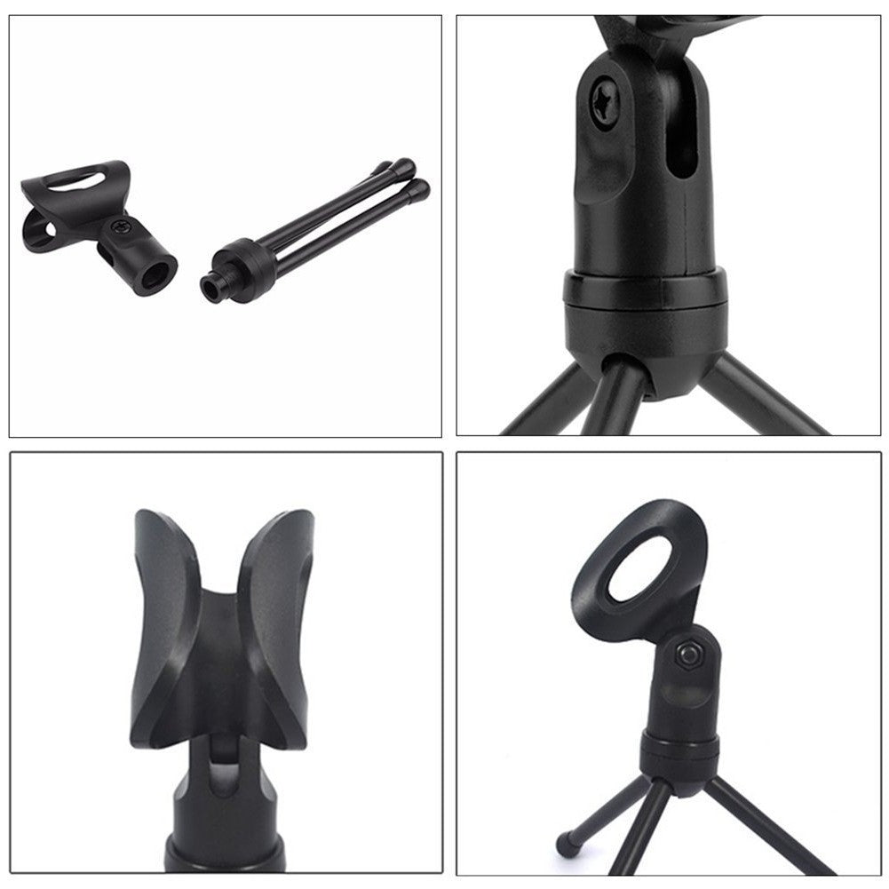 Cross-border Foreign Trade Wholesale Computer Wheat Video Voice Microphone Anchor Mobile Phone Karaoke Condenser Microphone With Bracket