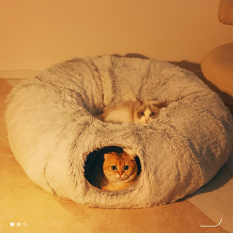 Four Seasons Available Cat Nest Round Pet Nest Cat Tunnel Nest Cat Toy
