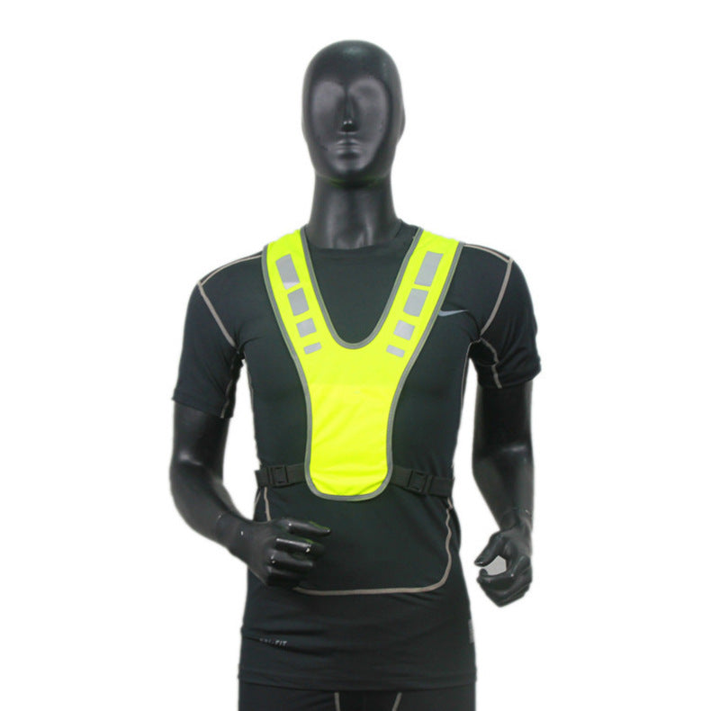 Cross-border New Amazon Outdoor Sports Arrow Indicates Reflective Unisex Night Run Riding Special Reflective Clothing