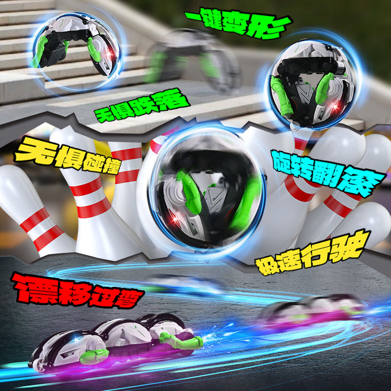 Cross-border New Strange 2.4G Rollover Stunt Car Stepless Speed Change 360 ° Rollover Deformation Children's Boy Remote Control Car