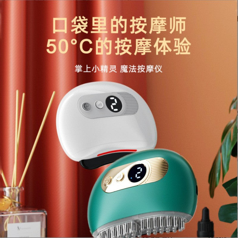 Stone Needle Scraping Plate Facial Beauty Electric Jar Scraping Instrument Meridian Dredging Heating Scraping Plate Whole Body Tendon Pulling