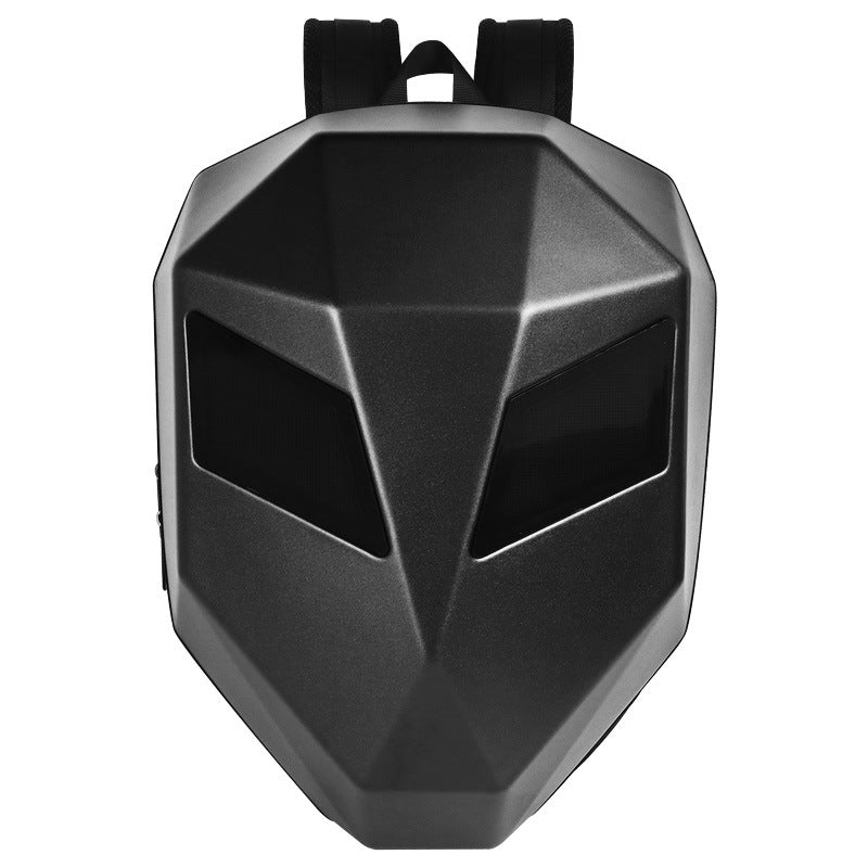 LED Riding Iron Man Backpack Motorcycle Motorcycle Backpack Sports Personality DIY Knight Backpack Cross-border Small