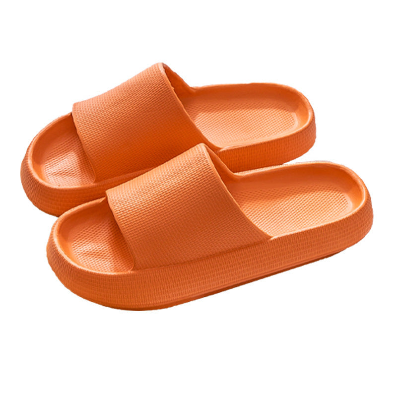 Cross-border Shit Slippers Women's Summer Household Bathroom Soft Bottom Couple's Thick Bottom Home Men's Summer Outer Wear Sandals