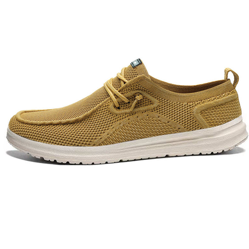 Cross-Border New Men's Ultra-Light Casual Shoes Lazy Slip-Ons Casual Versatile Loafers Canvas Wholesale Men's Shoes