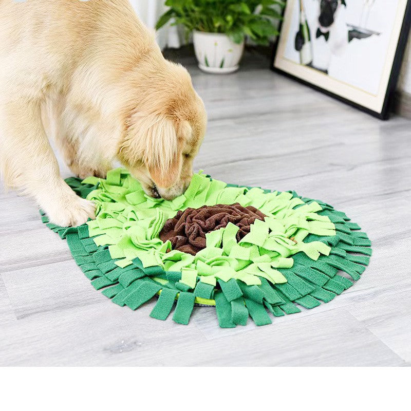 Pet Dog Cat Olfactory Training Mat Non-slip Environmental Protection Machine Washable Suitable For Indoor And Outdoor Use To Reduce Stress And Anxiety