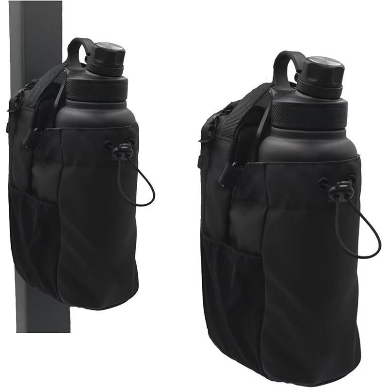 Outdoor Fitness Magnetic Water Bottle Bag Large Capacity Storage Portable Mobile Phone Key Crossbody Bag Hanging Bag Factory Wholesale