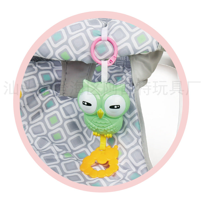 Baby Folding Chair 0-1 Year Old Baby Comfort Chair Portable Music Children's Floor Seat Early Education Puzzle